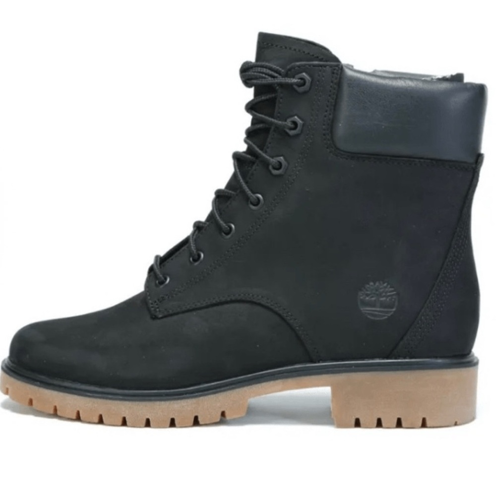 Timberland Women's Jayne Waterproof Black Lace-Up Boots